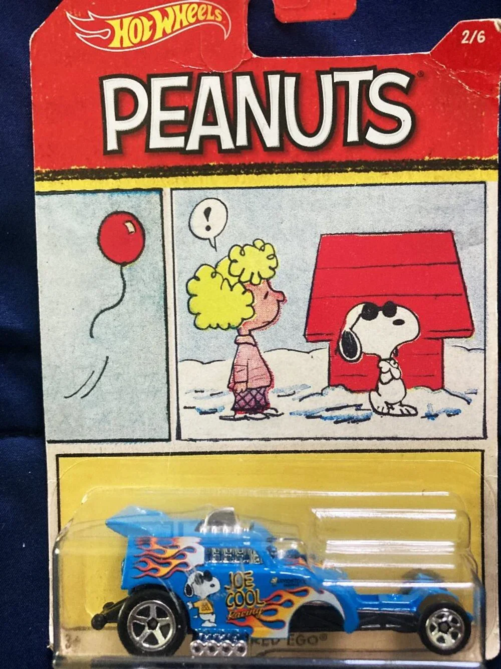 2017 Hot Wheels Altered Ego Blue Snoopy Peanuts 2/6 DWF04